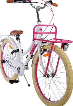 TPFSports Excellent Kinderfahrrad - Mädchen - 24 Zoll - 3 Gänge - Rücktritt + Handbremse - Schwarz