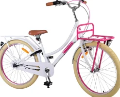 TPFSports Excellent Kinderfahrrad - Mädchen - 24 Zoll - 3 Gänge - Rücktritt + Handbremse - Schwarz