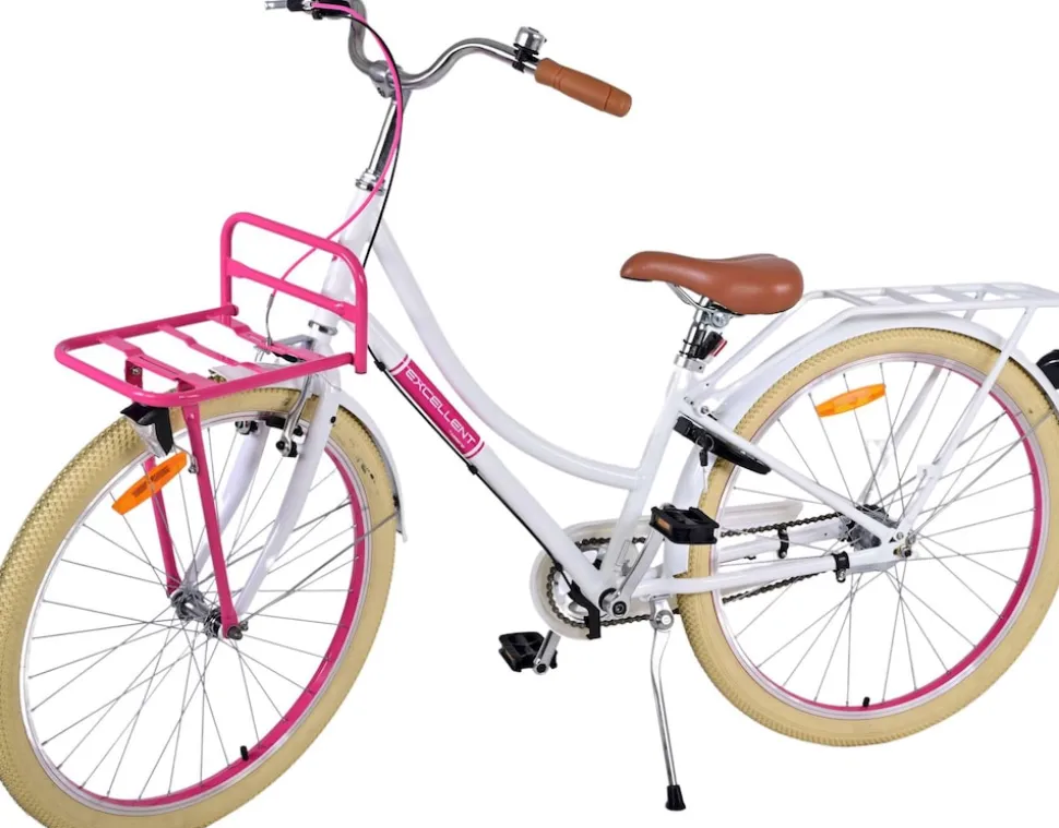 TPFSports Excellent Kinderfahrrad - Mädchen - 26 Zoll - 3 Gänge - Rücktritt + Handbremse - Grün