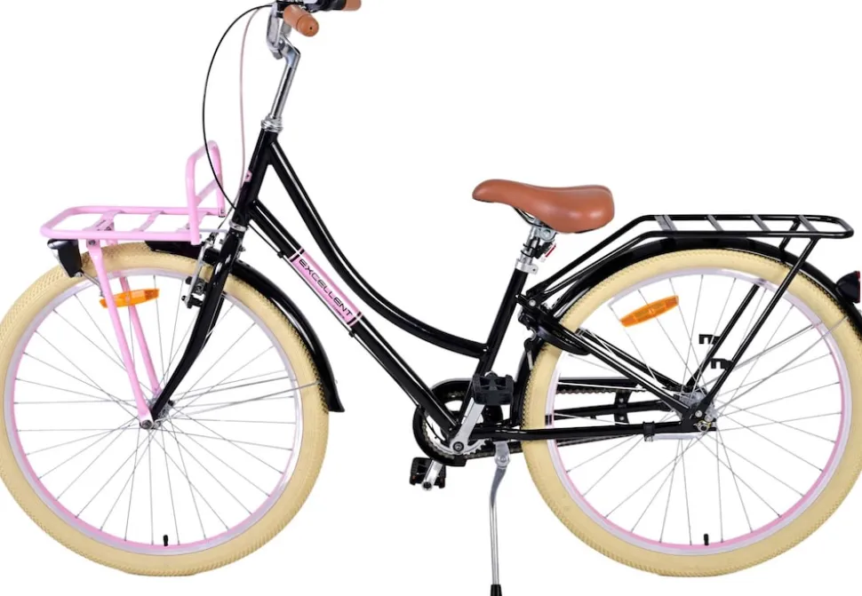 TPFSports Excellent Kinderfahrrad - Mädchen - 26 Zoll - 3 Gänge - Rücktritt + Handbremse - Grün