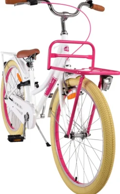 TPFSports Excellent Kinderfahrrad - Mädchen - 24 Zoll - Rücktritt + Handbremse - Rosa
