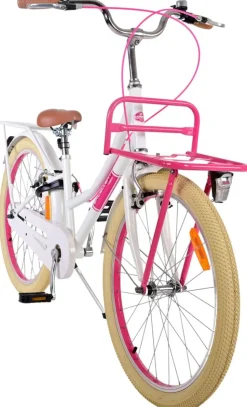 TPFSports Excellent Kinderfahrrad - Mädchen - 24 Zoll - Rücktritt + Handbremse - Rosa