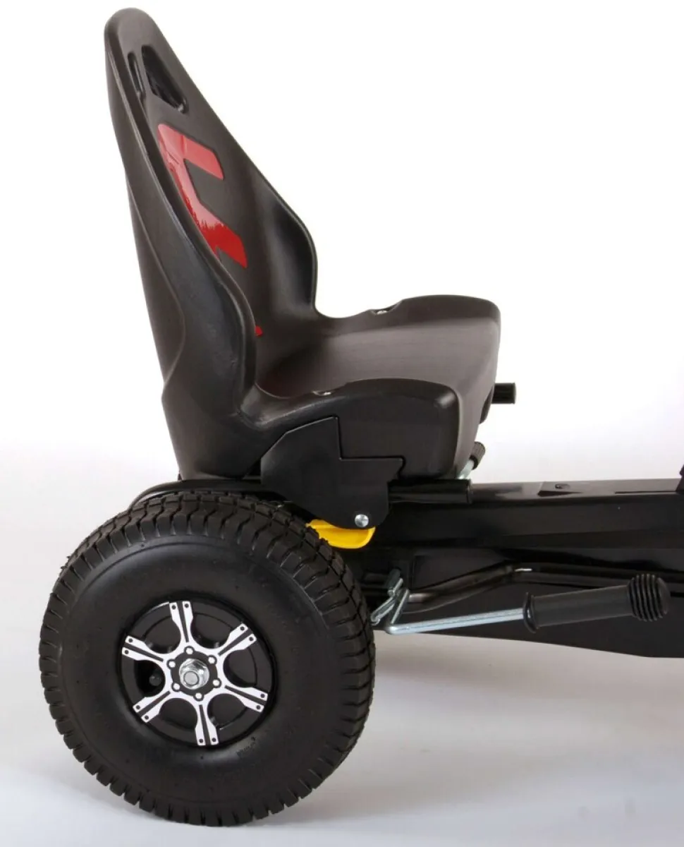 TPFSports Go Kart Rennwagen - Jungen - eine Handbremse - Schwarz