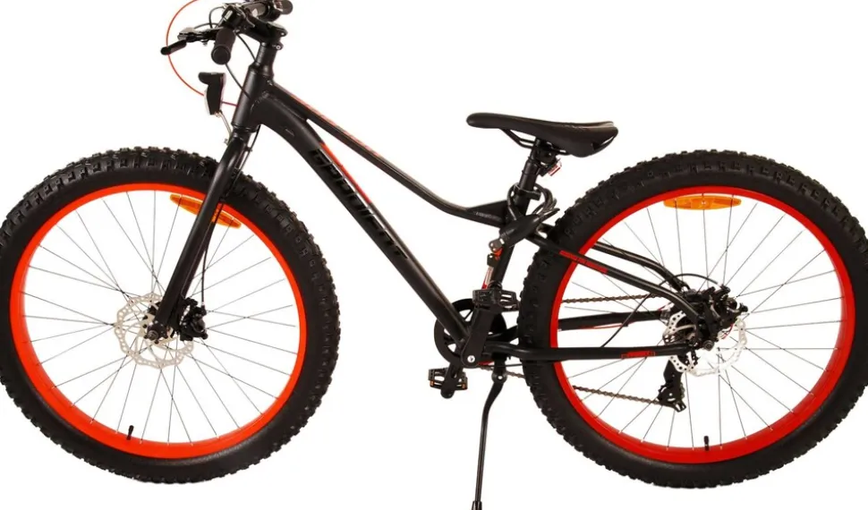 TPFSports Gradient Kinderfahrrad - Jungen - 26 Zoll - 7-Gang - Scheibenbremse - Schwarz