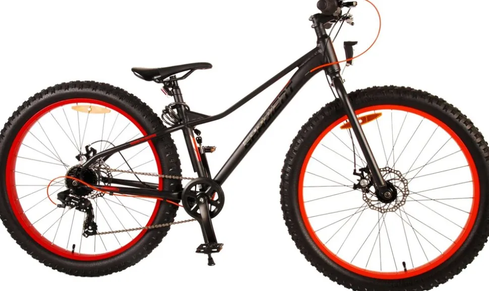 TPFSports Gradient Kinderfahrrad - Jungen - 26 Zoll - 7-Gang - Scheibenbremse - Schwarz