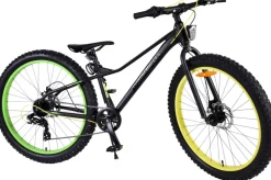 TPFSports Gradient Kinderfahrrad - Jungen - 26 Zoll - 7-Gang - Scheibenbremse - Schwarz