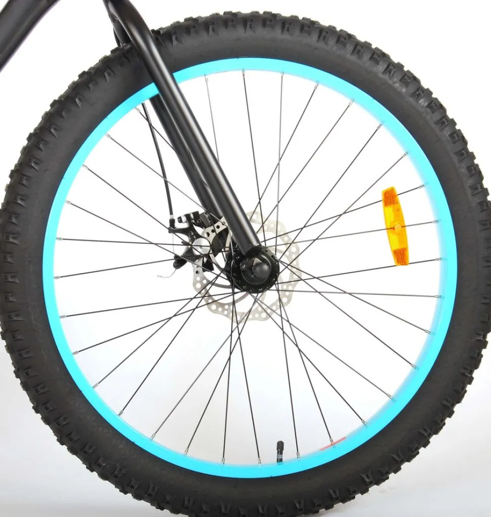 TPFSports Gradient Kinderfahrrad - Jungen - 26 Zoll - 7-Gang - Scheibenbremse - Schwarz