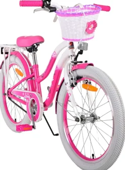 TPFSports Lovely Kinderfahrrad - Mädchen - 20 Zoll - Rücktritt + Handbremse - Rosa