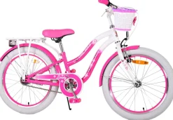 TPFSports Lovely Kinderfahrrad - Mädchen - 20 Zoll - Rücktritt + Handbremse - Rosa