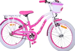 TPFSports Lovely Kinderfahrrad - Mädchen - 20 Zoll - Rücktritt + Handbremse - Rosa