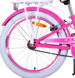 TPFSports Lovely Kinderfahrrad - Mädchen - 20 Zoll - Rücktritt + Handbremse - Rosa