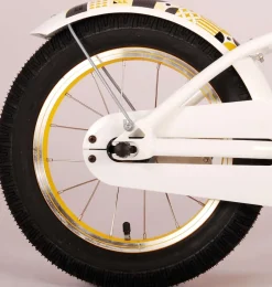 TPFSports Miracle Cruiser Kinderfahrrad - Mädchen - 14 Zoll - Rücktritt + Handbremse - Mattschwarz