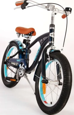TPFSports Miracle Cruiser Kinderfahrrad - Jungen - 16 Zoll - Rücktritt + Handbremse - Mattschwarz