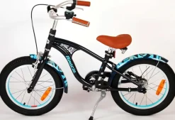 TPFSports Miracle Cruiser Kinderfahrrad - Jungen - 16 Zoll - Rücktritt + Handbremse - Mattschwarz