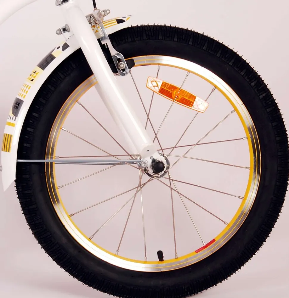 TPFSports Miracle Cruiser - Mädchen - 18 Zoll - Rücktritt + Handbremse - Weiß