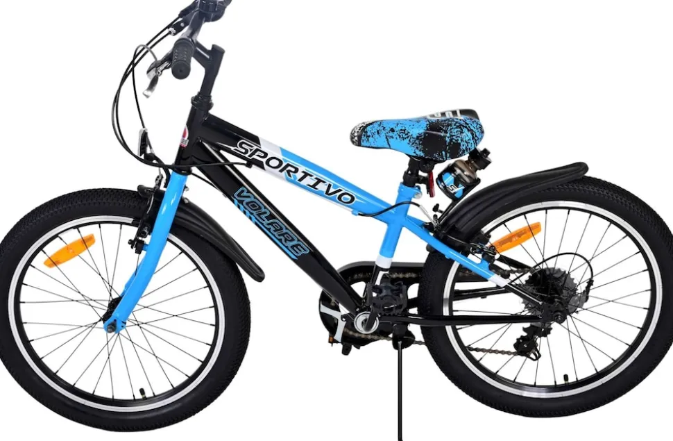 TPFSports Sportivo Kinderfahrrad - Jungen - 7 Gänge - 20 Zoll - Blau