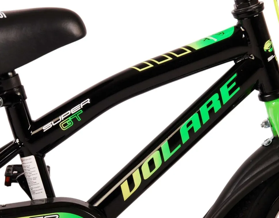 TPFSports Super GT Kinderfahrrad - Jungen - 12 Zoll - Rücktritt + Handbremse - Grün