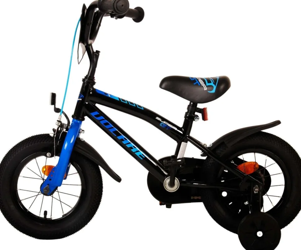 TPFSports Super GT Kinderfahrrad - Jungen - 12 Zoll - Rücktritt + Handbremse - Grün