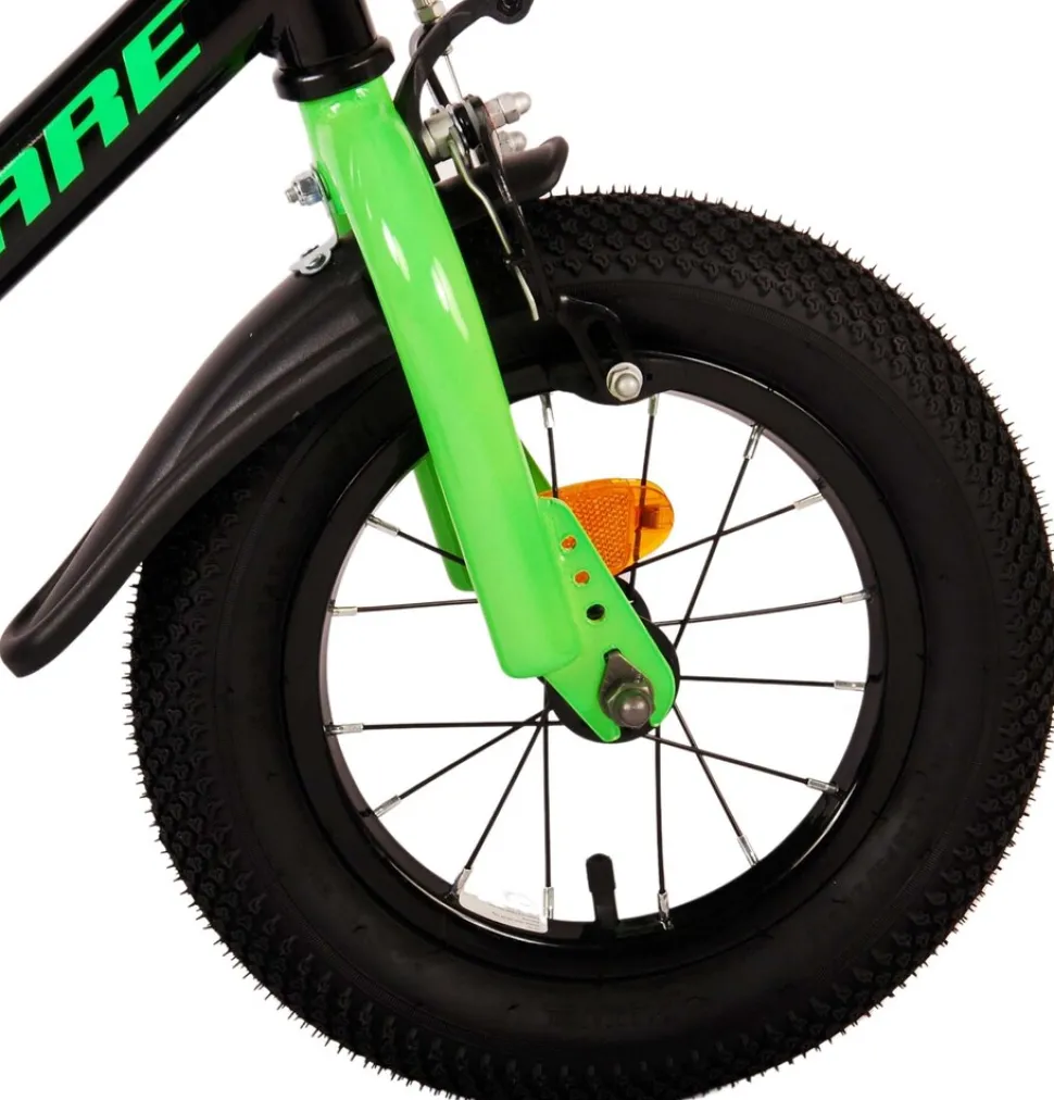 TPFSports Super GT Kinderfahrrad - Jungen - 12 Zoll - Rücktritt + Handbremse - Grün