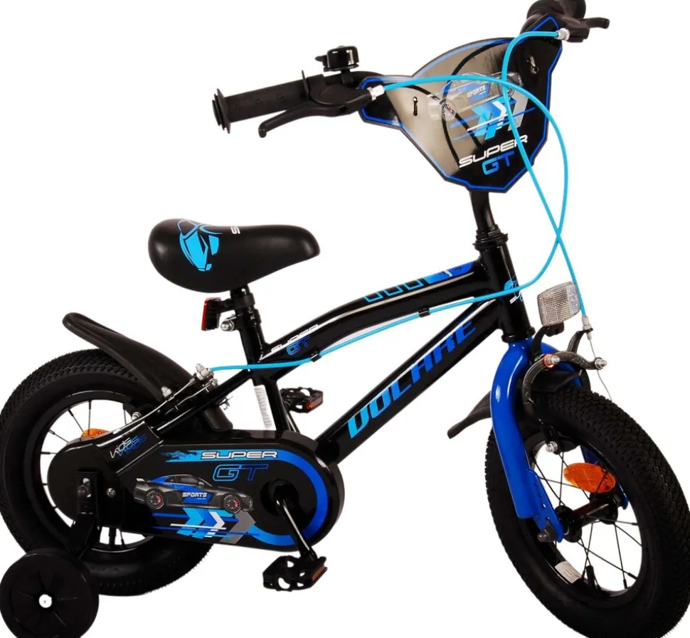 TPFSports Super GT Kinderfahrrad - Jungen - 12 Zoll - Rücktritt + Handbremse - Grün