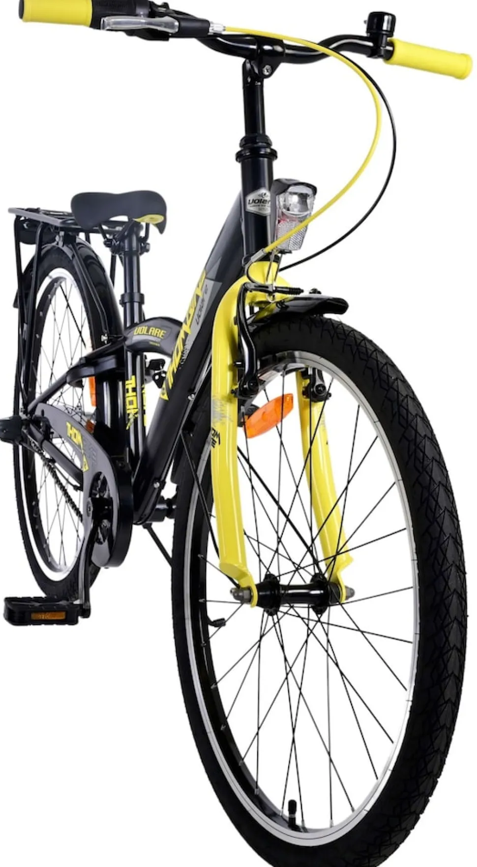 TPFSports Thombike Kinderfahrrad - Jungen - 24 Zoll - Rücktritt + Handbremse - 3 Gänge - Grün