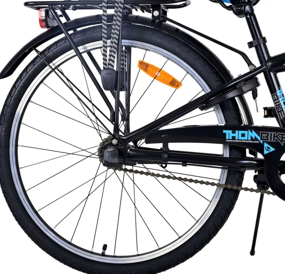 TPFSports Thombike Kinderfahrrad - Jungen - 24 Zoll - Rücktritt + Handbremse - 3 Gänge - Grün