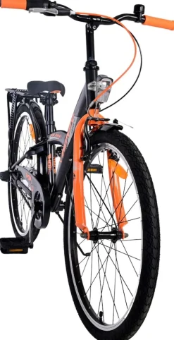 TPFSports Thombike Kinderfahrrad - Jungen - 24 Zoll - Rücktritt + Handbremse - 3 Gänge - Grün