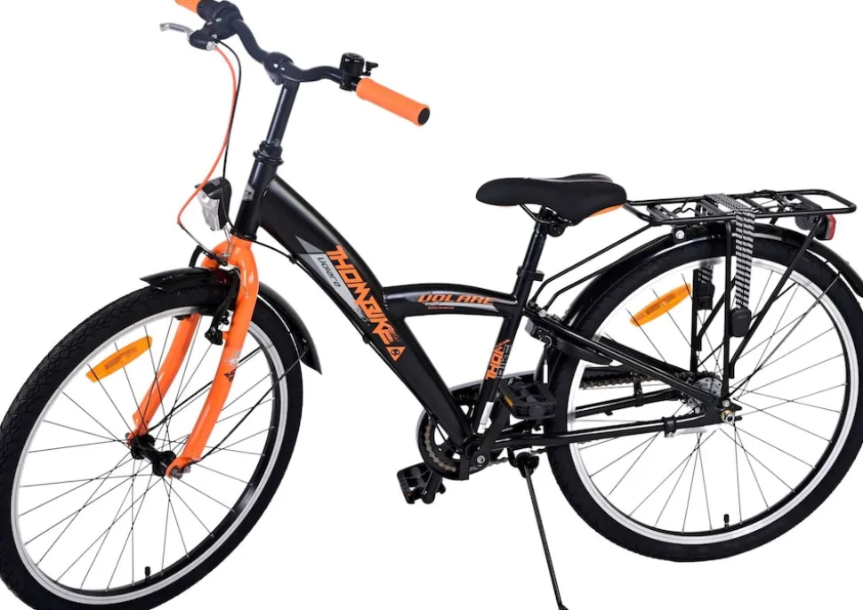 TPFSports Thombike Kinderfahrrad - Jungen - 24 Zoll - Rücktritt + Handbremse - 3 Gänge - Grün