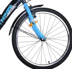 TPFSports Thombike Kinderfahrrad - Jungen - 24 Zoll - Rücktritt + Handbremse - 3 Gänge - Grün