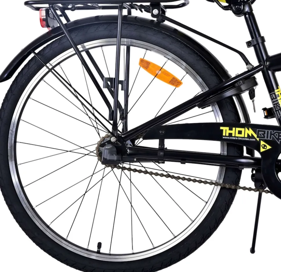 TPFSports Thombike Kinderfahrrad - Jungen - 24 Zoll - Rücktritt + Handbremse - 3 Gänge - Grün