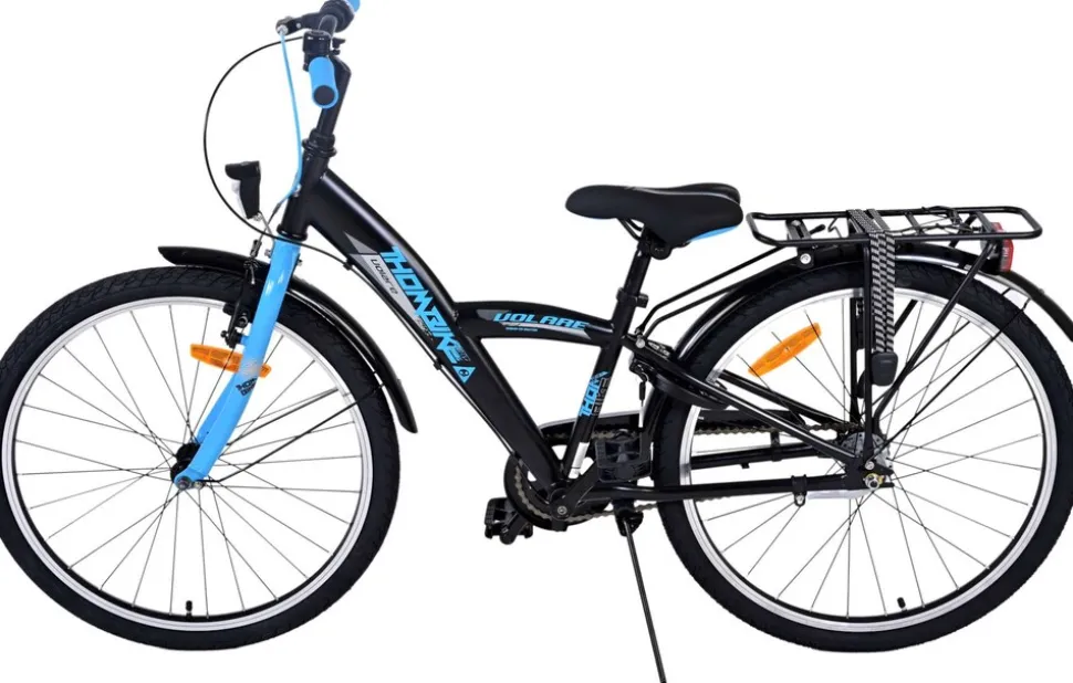 TPFSports Thombike Kinderfahrrad - Jungen - 24 Zoll - Rücktritt + Handbremse - 3 Gänge - Grün