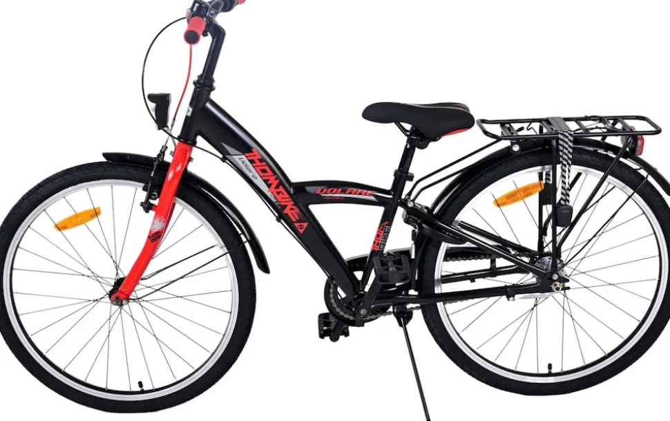 TPFSports Thombike Kinderfahrrad - Jungen - 24 Zoll - Rücktritt + Handbremse - 3 Gänge - Grün