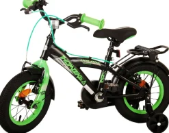 TPFSports Thombike Kinderfahrrad - Jungen - 12 Zoll - Rücktritt + Handbremse - Schwarz/Orange