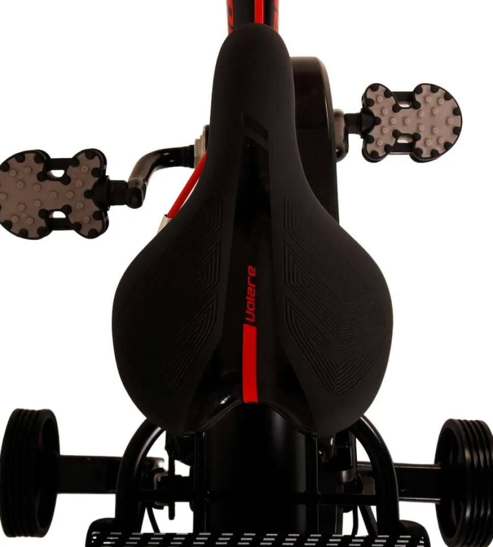 TPFSports Thombike Kinderfahrrad - Jungen - 12 Zoll - Rücktritt + Handbremse - Schwarz/Orange