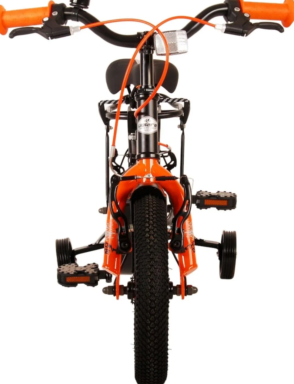 TPFSports Thombike Kinderfahrrad - Jungen - 12 Zoll - Rücktritt + Handbremse - Schwarz/Orange