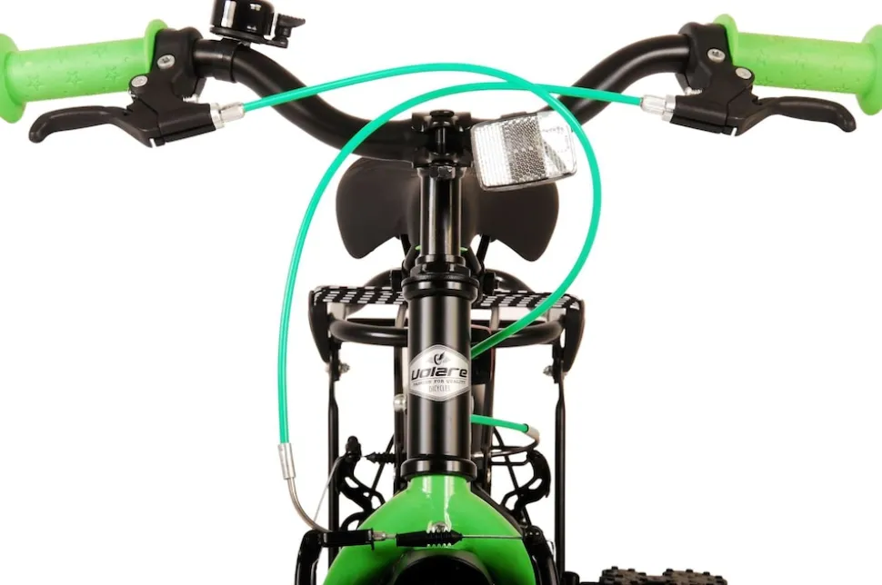 TPFSports Thombike Kinderfahrrad - Jungen - 12 Zoll - Rücktritt + Handbremse - Schwarz/Orange