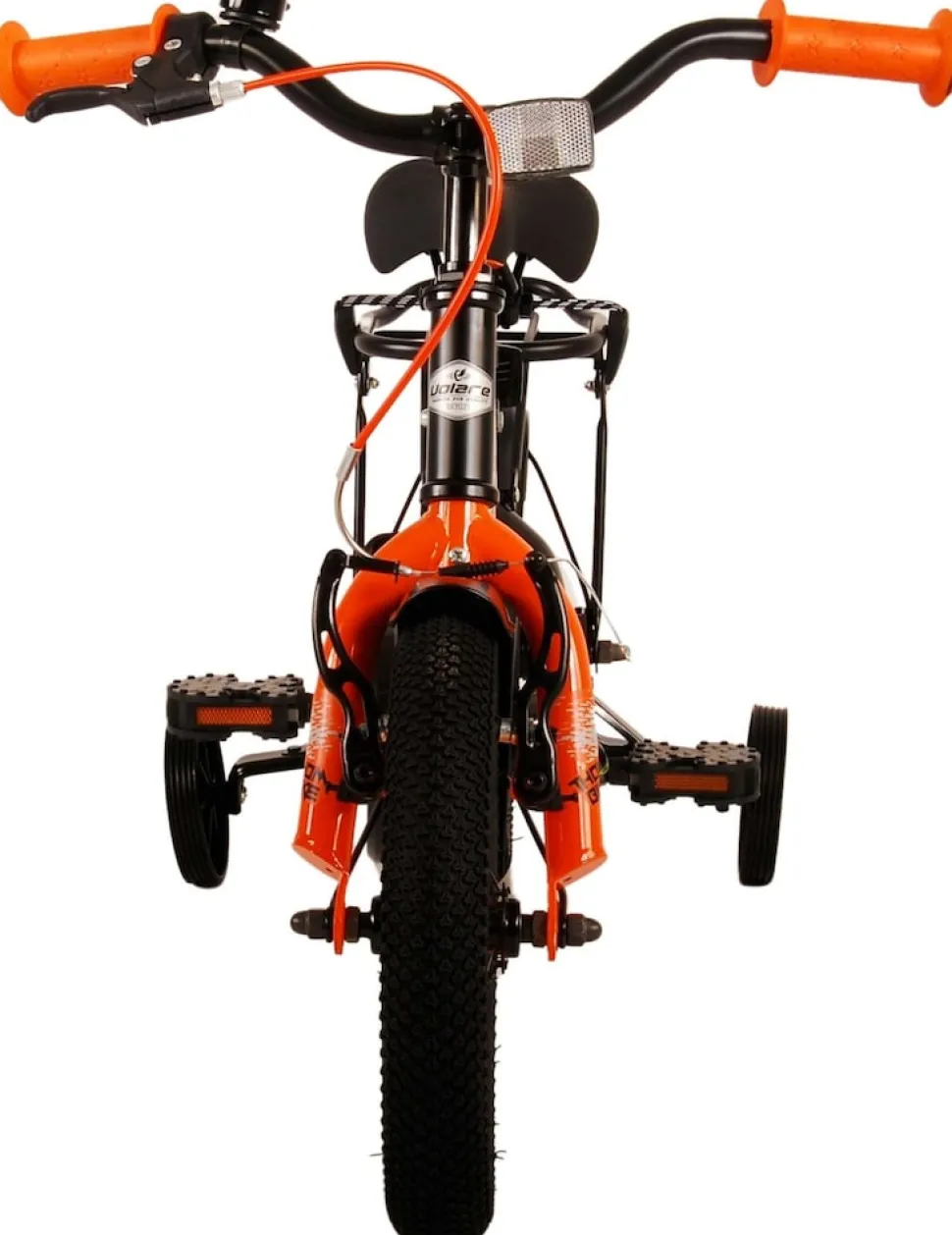 TPFSports Thombike Kinderfahrrad - Jungen - 12 Zoll - Rücktritt + Handbremse - Schwarz/Orange