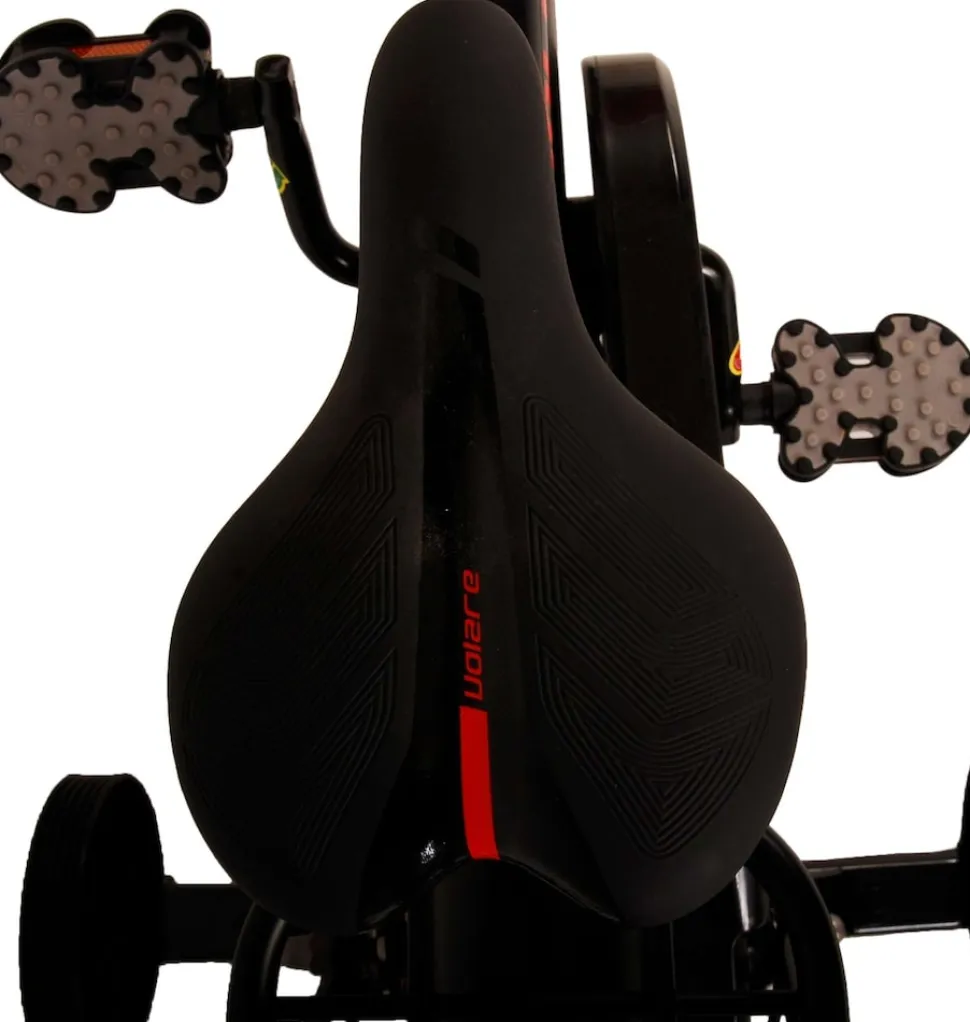 TPFSports Thombike Kinderfahrrad - Jungen - 12 Zoll - Rücktritt + Handbremse - Schwarz/Orange
