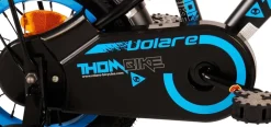 TPFSports Thombike Kinderfahrrad - Jungen - 12 Zoll - Rücktritt + Handbremse - Schwarz/Orange