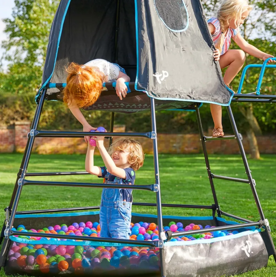 TP Toys Klettergerüst Spielturm Explorer schwarz