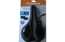 Trekking-Sattel, mit Memory Foam, mit Fixierungsskala, Farbe: schwarz