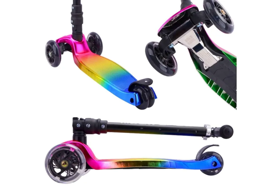 Tretroller / Big 3 Wheel Scooter, Zuckerwatte