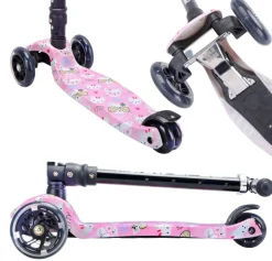 Tretroller / Big 3 Wheel Scooter, Cat Love