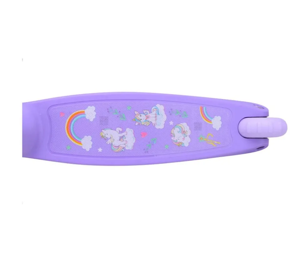 Tretroller / 3 Wheel Scooter Teeny FOLD, Unicorn Purple