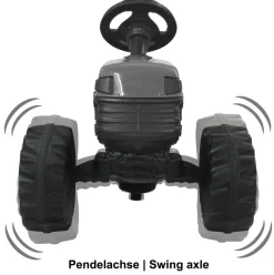 Trettraktor Power Drag grün