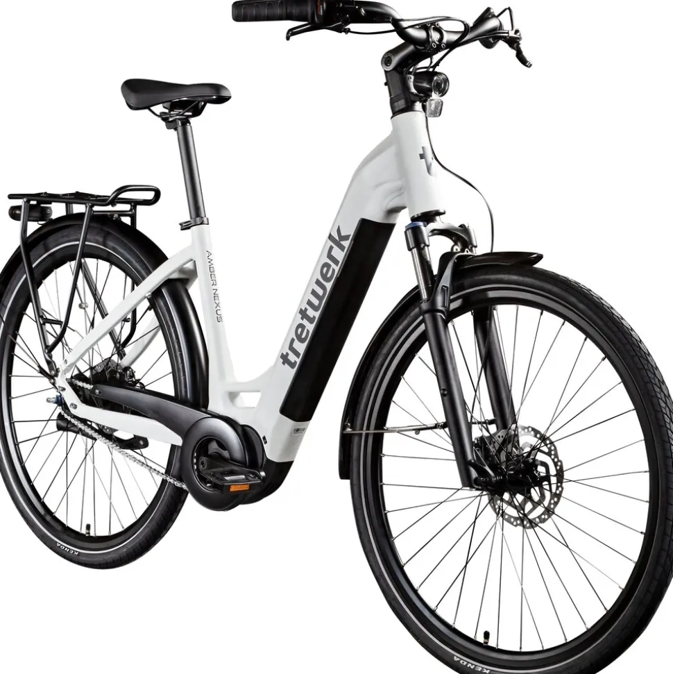 Tretwerk Amber Nexus E Bike Damen 28 Zoll Elektrofahrrad 155 - 185 cm Hollandrad Tiefeinsteiger mit 8 Gang Nabenschaltung