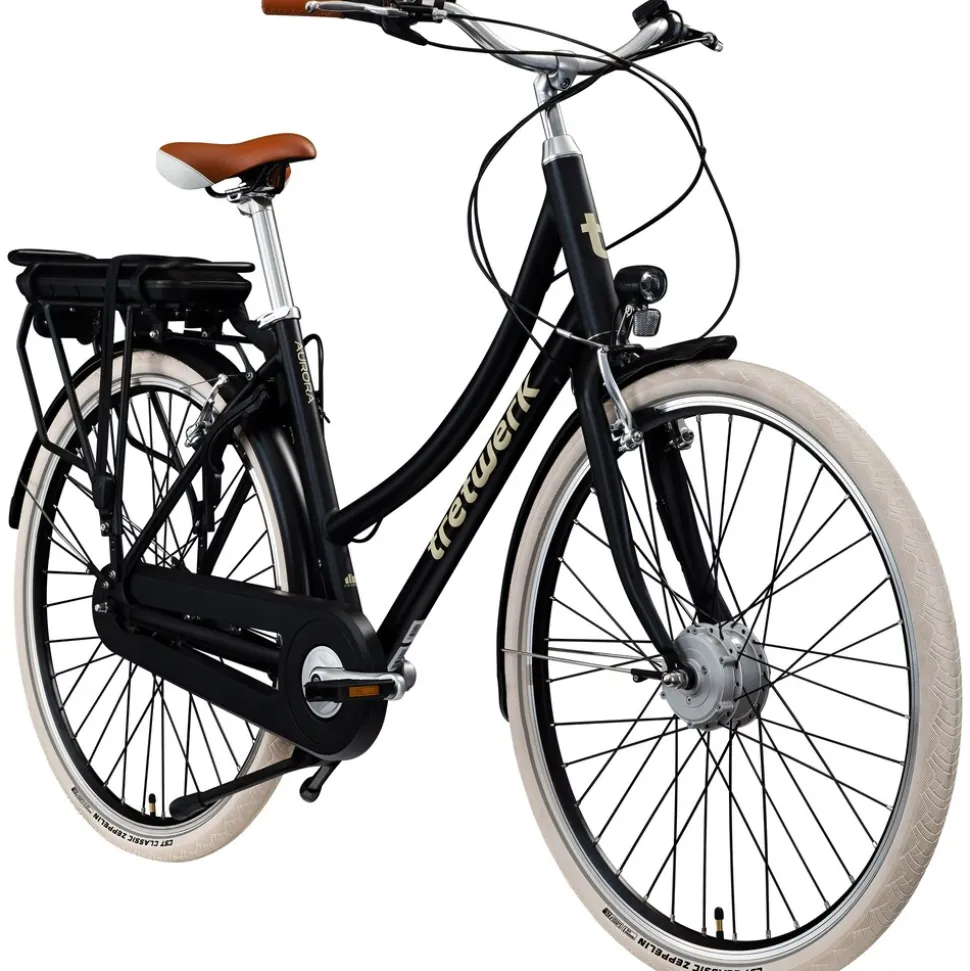 Tretwerk Aurora E Bike 28 Zoll Pedelec Damen Herren 155-185 cm Elektrofahrrad 522 Wh E Fahrrad Damenfahrrad 7 Gang
