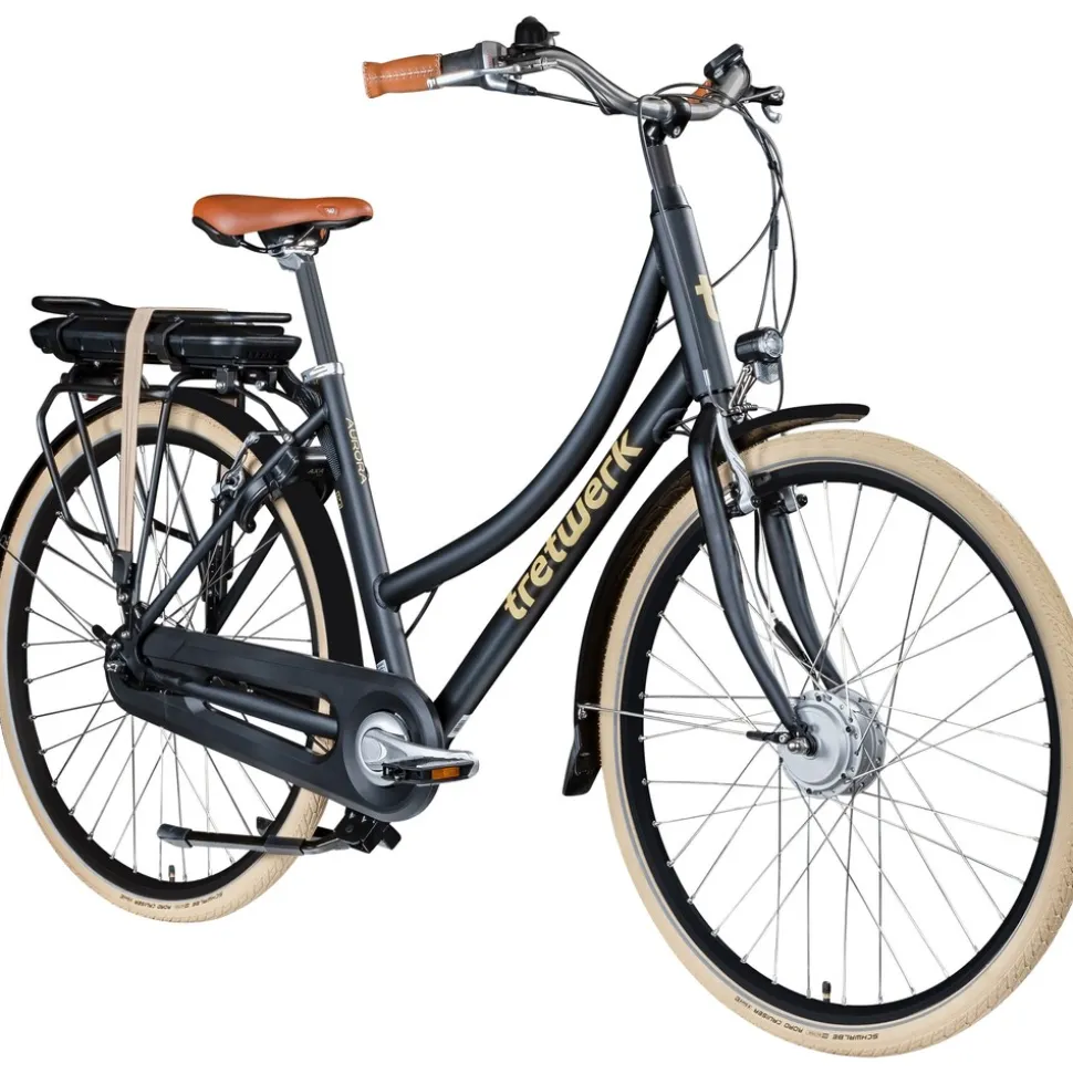 Tretwerk Aurora E Bike 28 Zoll Pedelec Damen Herren 155-185 cm Elektrofahrrad 522 Wh E Fahrrad Damenfahrrad 7 Gang