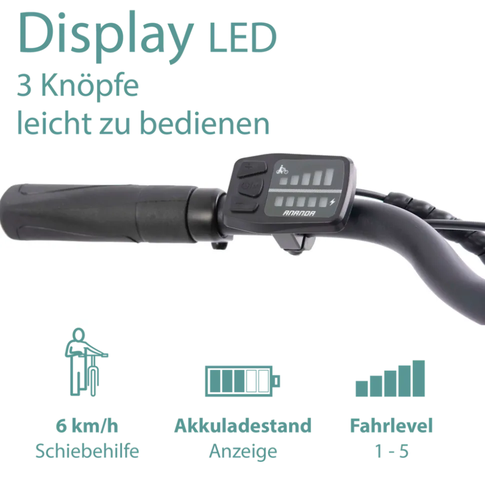 Tretwerk Mystic E Bike 28 Zoll Pedelec 170 - 190 cm Herrenrad Trekking Elektrofahrrad mit Nabenschaltung City E Fahrrad