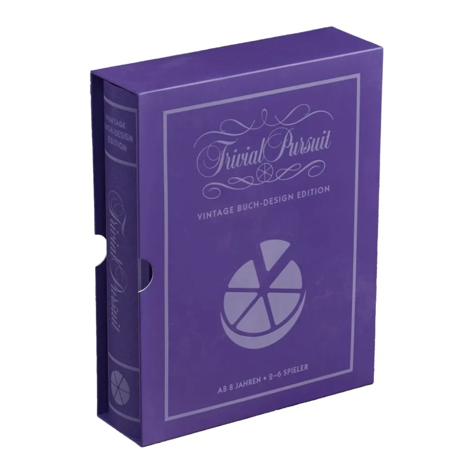 Trivial Pursuit Brettspiel Vintage Buch Edition Quizspiel Gesellschaftsspiel ab 8 Jahren